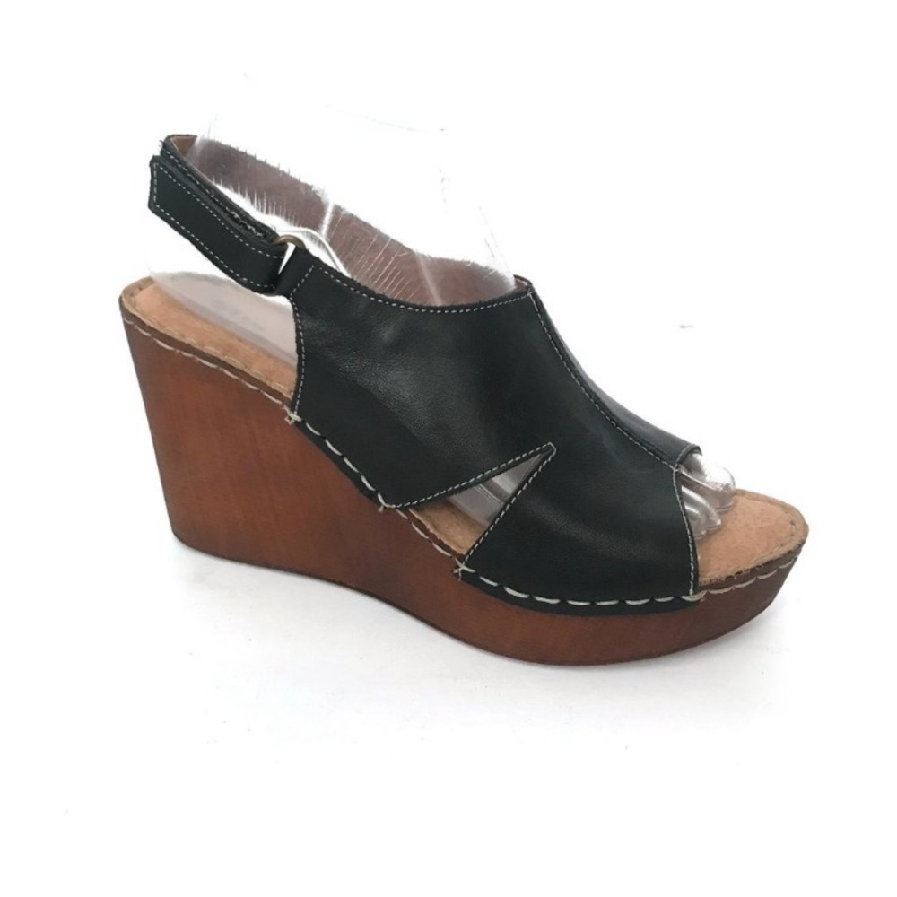 Spring Step Sling Back Wedge Sandals 6